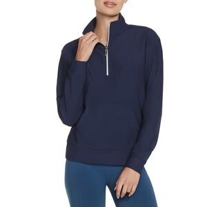 Skechers Womens/Ladies GoLuxe Quarter Zip Pullover / Navy